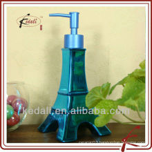 2015 New Design Beautiful Ceramic Decorative Lotion Dispenser Liquid Soap Dispenser